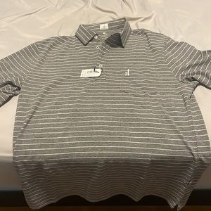 Johnnie-O Gray Polo